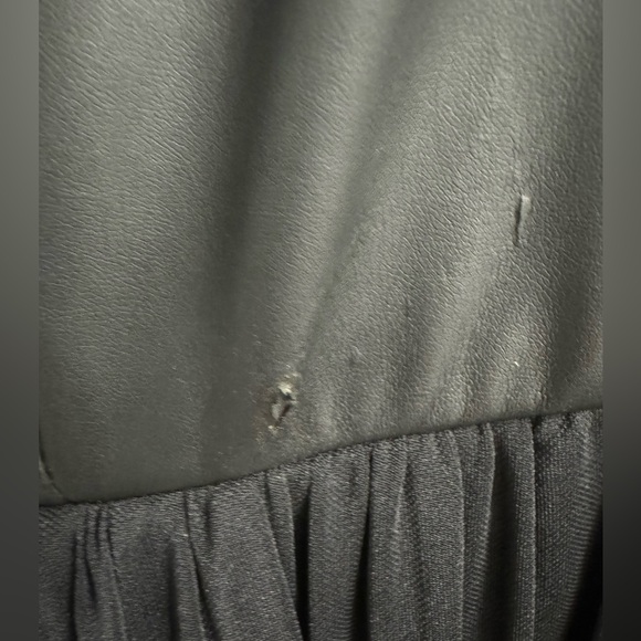 Torrid Plus Size 18 Black Faux Leather Sleeveless Dress - Picture 4 of 7